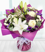 Florist Choice Aqua Pack (Pinks & Purples) £40