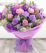 Florist Choice Aqua Pack (Pinks & Purples) £50